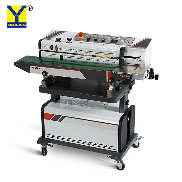 LF1080B Continuous air Suction /Gas Flushing band Sealing Machin/Vacuum Sealer