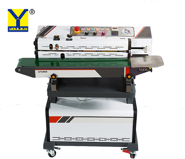 LF1080B Continuous air Suction /Gas Flushing band Sealing Machin/Vacuum Sealer