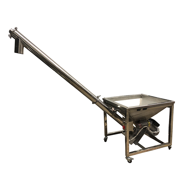 DS-3 Powder Screw Feeding Vibrating Hopper Inclined Conveyor machine Auger Feeder