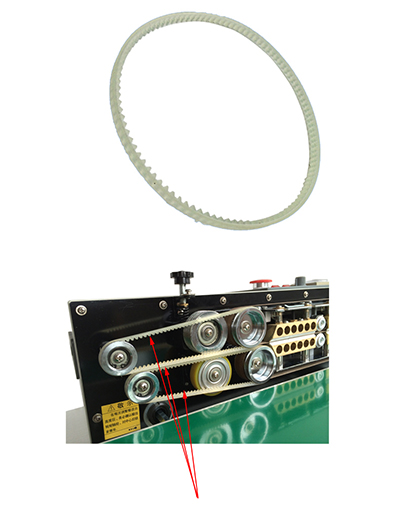  FR-900/770 410mm Gear belt for Continuous Band Sealing Machine Sealer